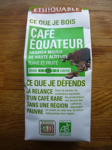 Ethiquable - Cafe dEquateur 250g